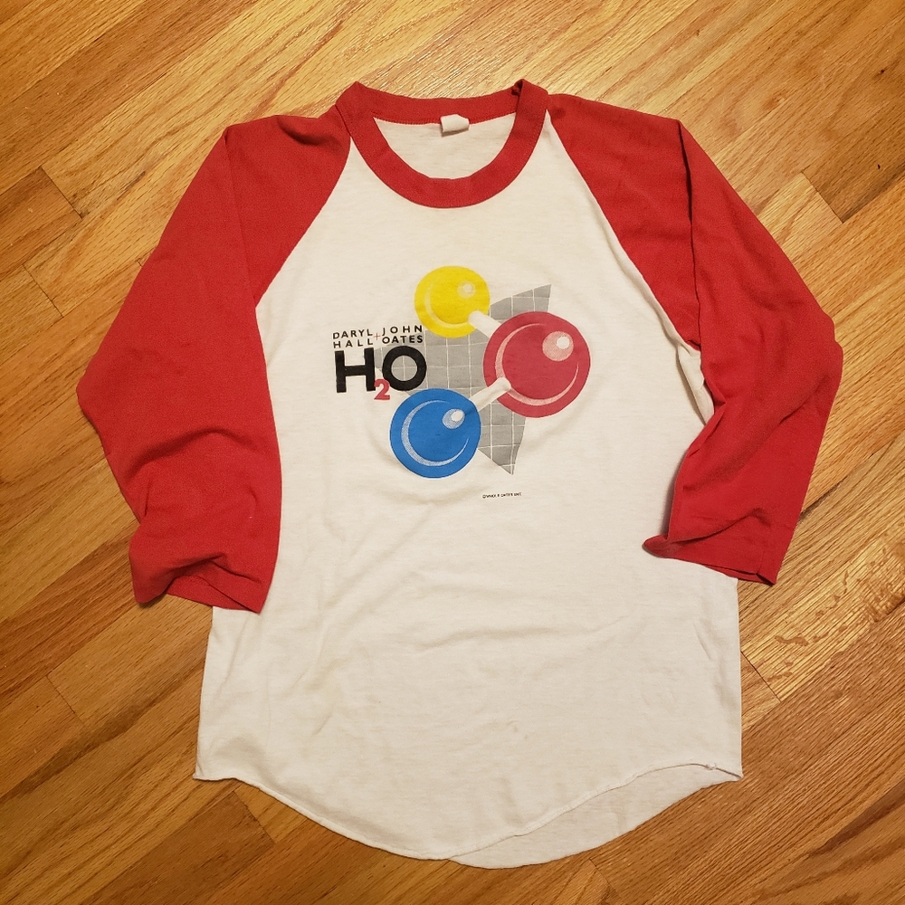 Hall & Oates H2O Tour Raglan Tee